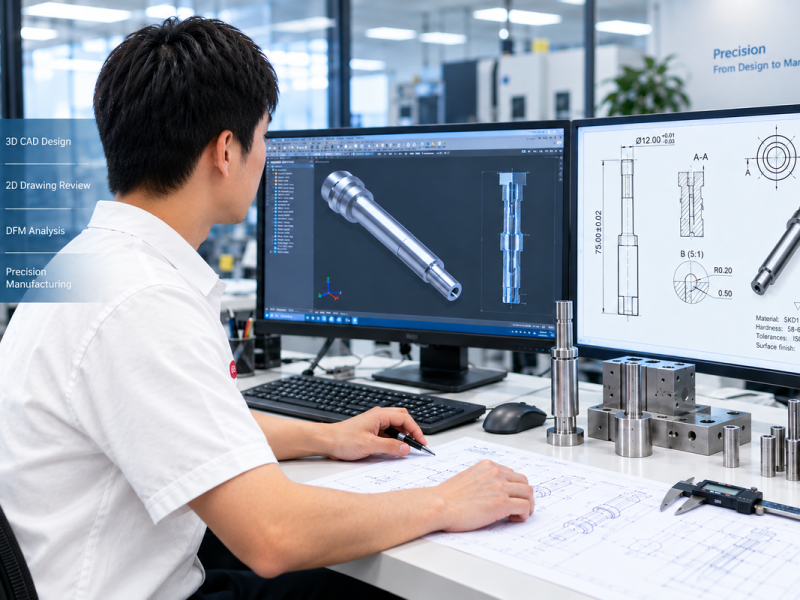 Engineering and tooling design with CAD and 3D modeling