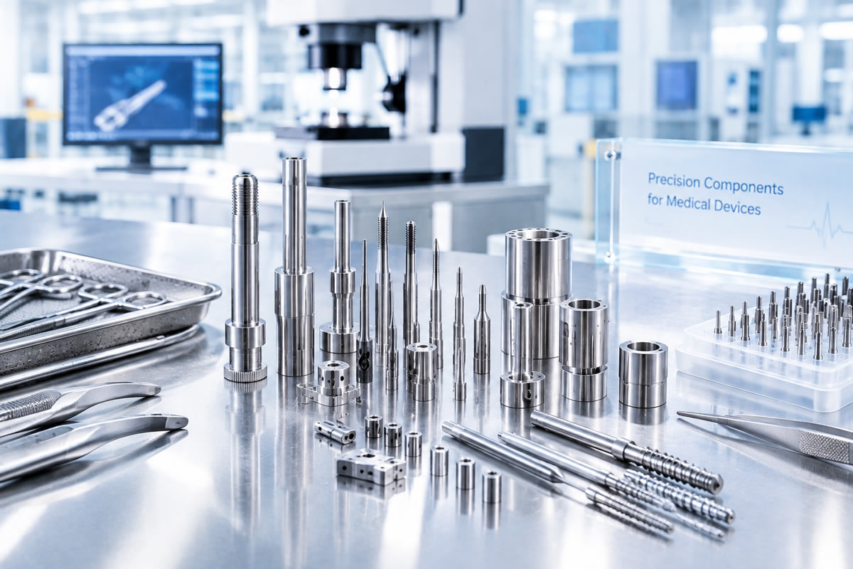Precision components for medical devices